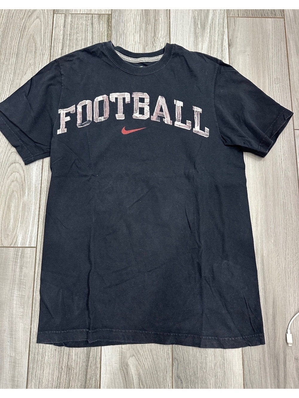 Nike Men's Medium Black Football Graphic T-Shirt